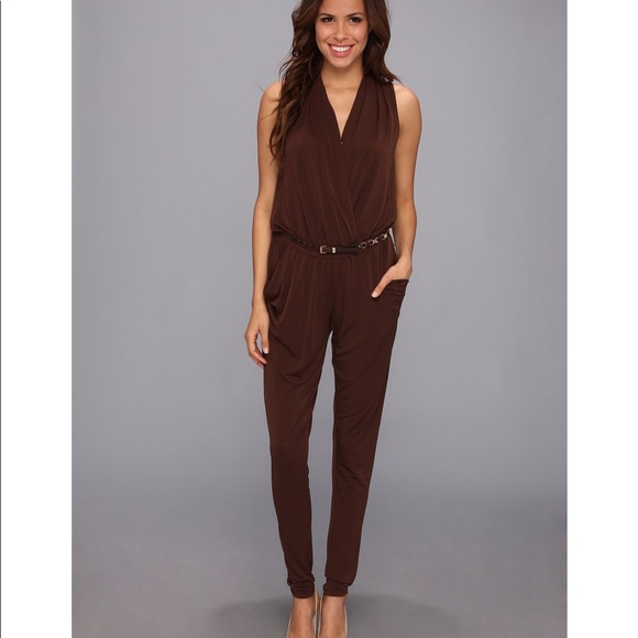 NWT Michael Kors Belted Matte-Jersey Jumps… - Picture 2 of 8